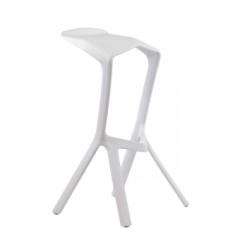 Барный стул Barneo N-227 Miura белый в Каменске-Уральском - kamensk-uralskiy.mebel24.online | фото