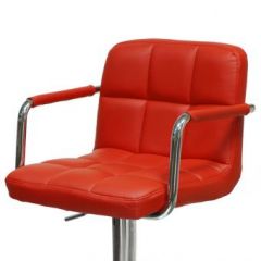 Барный стул Barneo N-69 Kruger Arm Красный в Каменске-Уральском - kamensk-uralskiy.mebel24.online | фото 2