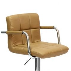 Барный стул Barneo N-69 Kruger Arm Светло-коричневый в Каменске-Уральском - kamensk-uralskiy.mebel24.online | фото 2