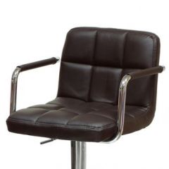 Барный стул Barneo N-69 Kruger Arm Темно-коричневый в Каменске-Уральском - kamensk-uralskiy.mebel24.online | фото 2
