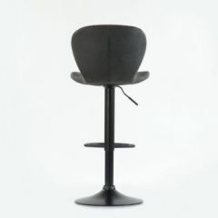 Барный стул Barneo N-86 Time / Black / VPU Dark Gray Vintage серый винтаж 970-11 в Каменске-Уральском - kamensk-uralskiy.mebel24.online | фото 2
