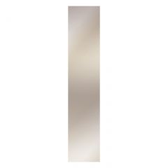 Фасад двери с зеркалом (левый) Белый Марсель в Каменске-Уральском - kamensk-uralskiy.mebel24.online | фото