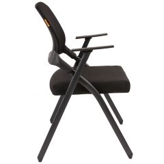 Кресло для посетителей CHAIRMAN NEXX (ткань стандарт черный/сетка DW-01) в Каменске-Уральском - kamensk-uralskiy.mebel24.online | фото 3