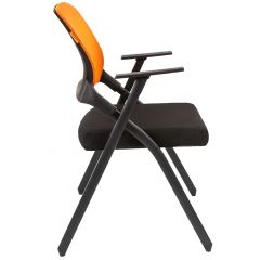 Кресло для посетителей CHAIRMAN NEXX (ткань стандарт черный/сетка DW-66) в Каменске-Уральском - kamensk-uralskiy.mebel24.online | фото 3
