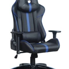 Кресло компьютерное BRABIX "GT Carbon GM-120" (черное/синее) 531930 в Каменске-Уральском - kamensk-uralskiy.mebel24.online | фото 1