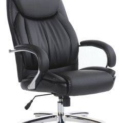 Кресло офисное BRABIX "Advance EX-575" (хром/экокожа/черное) 531825 в Каменске-Уральском - kamensk-uralskiy.mebel24.online | фото 2
