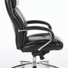 Кресло офисное BRABIX "Direct EX-580" (хром/рециклированная кожа/черное) 531824 в Каменске-Уральском - kamensk-uralskiy.mebel24.online | фото 3