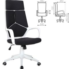 Кресло офисное BRABIX PREMIUM "Prime EX-515" (пластик белый, ткань, черное) 531812 в Каменске-Уральском - kamensk-uralskiy.mebel24.online | фото 2