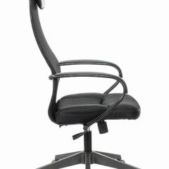 Кресло офисное BRABIX PREMIUM "Stalker EX-608 PL" (ткань-сетка/кожзам, черное) 532090 в Каменске-Уральском - kamensk-uralskiy.mebel24.online | фото 3