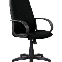 Кресло офисное BRABIX "Praktik EX-279" (ткань/кожзам, черное) 532017 в Каменске-Уральском - kamensk-uralskiy.mebel24.online | фото 1