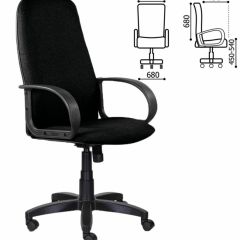 Кресло офисное BRABIX "Praktik EX-279" (ткань/кожзам, черное) 532017 в Каменске-Уральском - kamensk-uralskiy.mebel24.online | фото 4