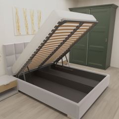 Кровать Асти интерьерная +основание/ПМ/бельевое дно (120х200) в Каменске-Уральском - kamensk-uralskiy.mebel24.online | фото 3