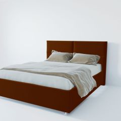 Кровать Корсика с ПМ 1200 (велюр бордо) в Каменске-Уральском - kamensk-uralskiy.mebel24.online | фото 2
