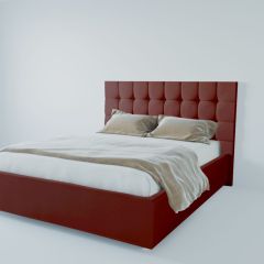 Кровать Венеция с ПМ 1200 (велюр бордо) в Каменске-Уральском - kamensk-uralskiy.mebel24.online | фото 2