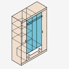 НИКА Н13 Шкаф для одежды в Каменске-Уральском - kamensk-uralskiy.mebel24.online | фото 5