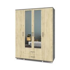 ЕВА Шкаф 4-х дверный Е43 в Каменске-Уральском - kamensk-uralskiy.mebel24.online | фото 7