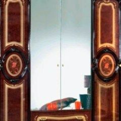 Шкаф 4-х дверный с зеркалами (01.144) Роза (могано) в Каменске-Уральском - kamensk-uralskiy.mebel24.online | фото