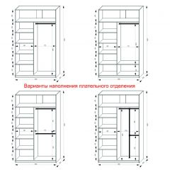 Шкаф-купе 1400 серии SOFT D1+D3+B2+PL1 (2 ящика+1штанга) профиль «Графит» в Каменске-Уральском - kamensk-uralskiy.mebel24.online | фото 7