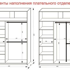 Шкаф-купе 1600 серии SOFT D6+D4+B2+PL2 (2 ящика+1штанга+1 полка) профиль «Капучино» в Каменске-Уральском - kamensk-uralskiy.mebel24.online | фото 9