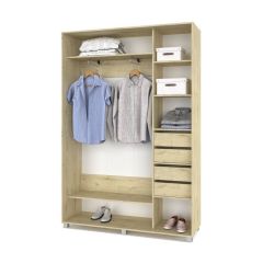 РОЛАНД Шкаф-купе Ирландский дуб (450*1300) Р431 в Каменске-Уральском - kamensk-uralskiy.mebel24.online | фото 5