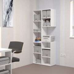 Стеллаж Элемент-2 (белый) в Каменске-Уральском - kamensk-uralskiy.mebel24.online | фото 3