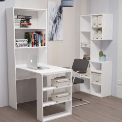 Стеллаж Элемент-2 (белый) в Каменске-Уральском - kamensk-uralskiy.mebel24.online | фото 4