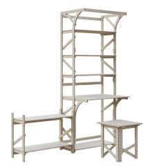 Стеллаж+стол Конструктор Арт.СRСт1-1 в Каменске-Уральском - kamensk-uralskiy.mebel24.online | фото 3