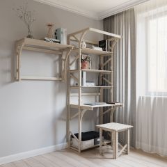 Стеллаж+стол Конструктор Арт.СRСт1-1 в Каменске-Уральском - kamensk-uralskiy.mebel24.online | фото 6