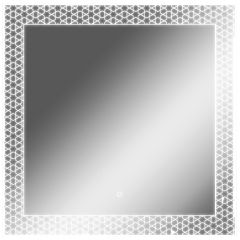 Зеркало Манила 700х700 с подсветкой Домино (GL7052Z) в Каменске-Уральском - kamensk-uralskiy.mebel24.online | фото 1