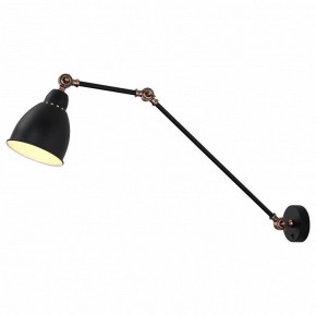 Бра Arte Lamp Braccio A2055AP-1BK в Каменске-Уральском - kamensk-uralskiy.mebel24.online | фото