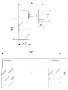 Бра Eurosvet Fente 20090/2 белый/хром в Каменске-Уральском - kamensk-uralskiy.mebel24.online | фото 5