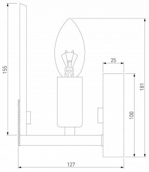 Бра Eurosvet Marble 60158/1 латунь в Каменске-Уральском - kamensk-uralskiy.mebel24.online | фото 3