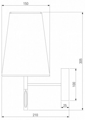 Бра Eurosvet Milazzo 60137/1 хром в Каменске-Уральском - kamensk-uralskiy.mebel24.online | фото 4