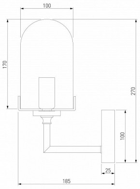 Бра Eurosvet Pluto 60156/1 хром в Каменске-Уральском - kamensk-uralskiy.mebel24.online | фото 2