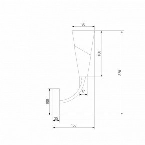 Бра Eurosvet Rhyton 60167/1 латунь в Каменске-Уральском - kamensk-uralskiy.mebel24.online | фото 5