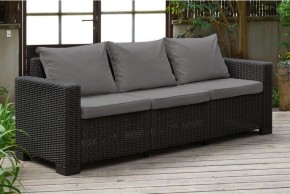 Диван Калифорния 3-х местный (California 3 Sofa), графит в Каменске-Уральском - kamensk-uralskiy.mebel24.online | фото 1
