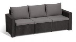 Диван Калифорния 3-х местный (California 3 Sofa), графит в Каменске-Уральском - kamensk-uralskiy.mebel24.online | фото 2