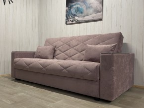 Диван Престиж-15 (НПБ+МДФ) велюр Sensey Elderberry в Каменске-Уральском - kamensk-uralskiy.mebel24.online | фото 1