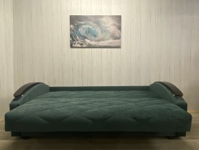 Диван Престиж-16 (НПБ+МДФ) велюр Sensey bottle green в Каменске-Уральском - kamensk-uralskiy.mebel24.online | фото 3