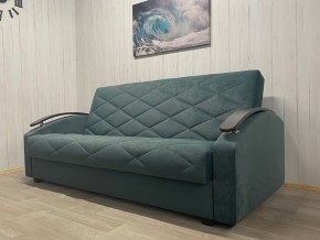 Диван Престиж-16 (НПБ+МДФ) велюр Sensey bottle green в Каменске-Уральском - kamensk-uralskiy.mebel24.online | фото 4