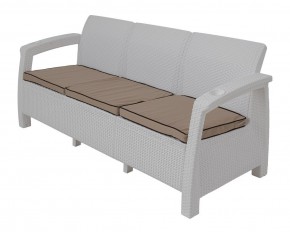 Диван Yalta Premium Sofa 3 Set (Ялта) белый (+подушки под спину) в Каменске-Уральском - kamensk-uralskiy.mebel24.online | фото