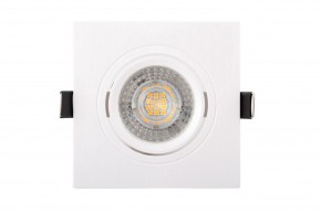 DK3021-WH Встраиваемый светильник, IP 20, 10 Вт, GU5.3, LED, белый, пластик в Каменске-Уральском - kamensk-uralskiy.mebel24.online | фото 1