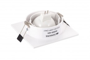 DK3021-WH Встраиваемый светильник, IP 20, 10 Вт, GU5.3, LED, белый, пластик в Каменске-Уральском - kamensk-uralskiy.mebel24.online | фото 3