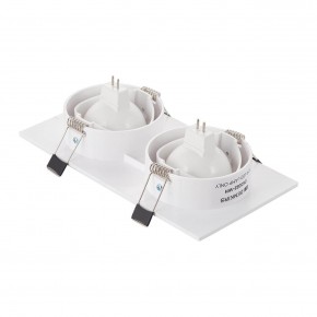 DK3022-WH Встраиваемый светильник, IP 20, 10 Вт, GU5.3, LED, белый, пластик в Каменске-Уральском - kamensk-uralskiy.mebel24.online | фото 3