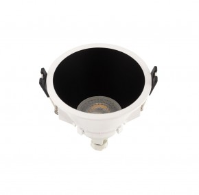 DK3026-WB Встраиваемый светильник, IP 20, 10 Вт, GU5.3, LED, белый/черный, пластик в Каменске-Уральском - kamensk-uralskiy.mebel24.online | фото 2