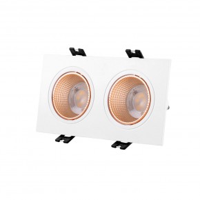 DK3072-WBR Встраиваемый светильник, IP 20, 10 Вт, GU5.3, LED, белый/бронзовый, пластик в Каменске-Уральском - kamensk-uralskiy.mebel24.online | фото 1