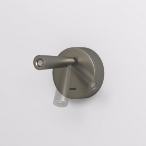 DK5072-DN Бра SHINE WALL со светодиодом, D104*H68, IP20, 3000К, 3W, RA?90, темный никель, алюминий в Каменске-Уральском - kamensk-uralskiy.mebel24.online | фото 3