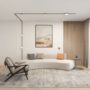 DK5072-DN Бра SHINE WALL со светодиодом, D104*H68, IP20, 3000К, 3W, RA?90, темный никель, алюминий в Каменске-Уральском - kamensk-uralskiy.mebel24.online | фото 5