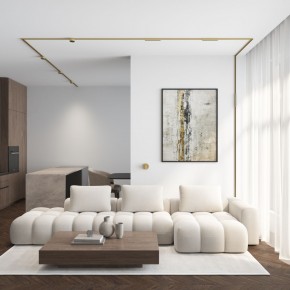 DK5072-SB Бра SHINE WALL со светодиодом, D104*H68, IP20, 3000К, 3W, RA?90, сатинированная латунь, алюминий в Каменске-Уральском - kamensk-uralskiy.mebel24.online | фото 6