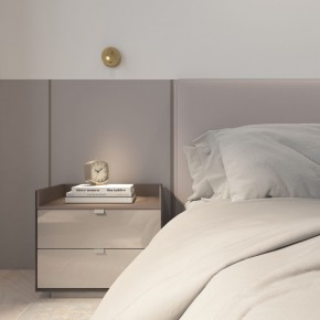 DK5072-SB Бра SHINE WALL со светодиодом, D104*H68, IP20, 3000К, 3W, RA?90, сатинированная латунь, алюминий в Каменске-Уральском - kamensk-uralskiy.mebel24.online | фото 9